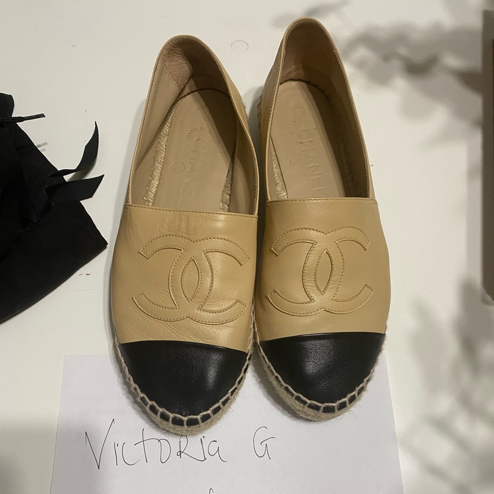 Chanel epsadrille size 38